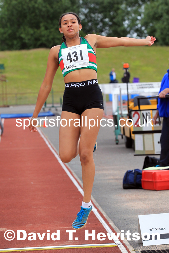 Womens under-20s long jumps, 2022 Northern Senior and Under-20 Champs., Wavertree Athletics Centre, Liverpool. Photo: David T. Hewitson/Sports for All Pics